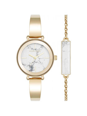 Anne Klein Anne Klein Zegarek AK-5116HLST Złoty