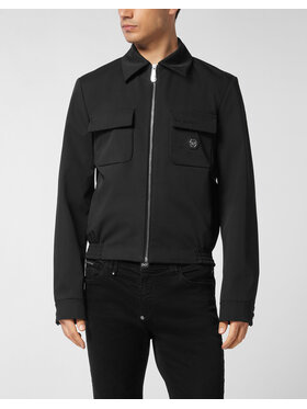 PHILIPP PLEIN PHILIPP PLEIN Kurtka bomber 25521 Czarny Regular Fit