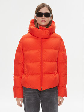Pinko Pinko Geacă din puf Giza 101602 A11N Portocaliu Regular Fit