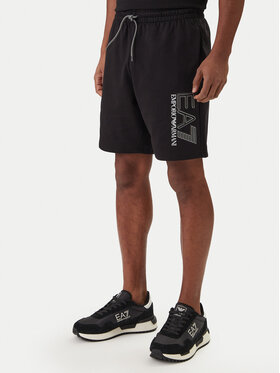 EA7 Emporio Armani EA7 Emporio Armani Sportske kratke hlače 7M001315 AF13512 Crna Regular Fit