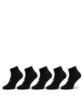 4F 4F Σετ κοντές κάλτσες ανδρικές 5 τεμαχίων 4FWMM00USOCM283 Μαύρο