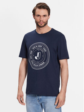Jack&Jones Jack&Jones T-Shirt Vibes 12233612 Tmavomodrá Standard Fit