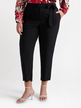 Fiorella Rubino Fiorella Rubino Pantaloni di tessuto P137T004840N033 Nero Regular Fit