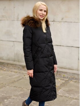 Perso Perso Dámska bunda BLH919029FX Čierna Regular Fit