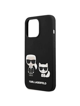 KARL LAGERFELD KARL LAGERFELD Etui na telefon Choupette Silicone Czarny