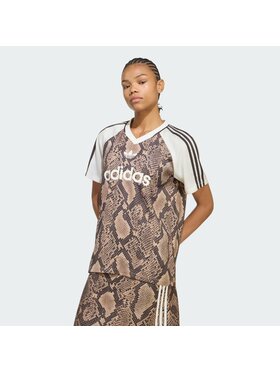 adidas adidas T-Shirt 168127 Beżowy Loose Fit