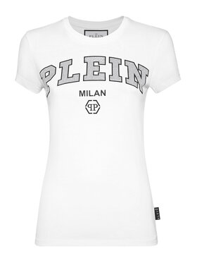 PHILIPP PLEIN PHILIPP PLEIN T-Shirt 20285 Bílá Skin Tight Fit