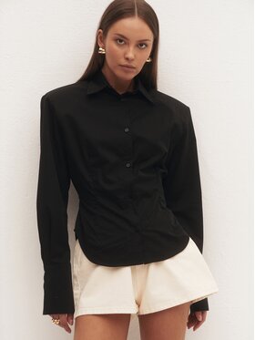 Le Collet Le Collet Koszula AURELIA Czarny Slim Fit