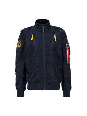 Alpha Industries Alpha Industries Kurtka bomber Falcon II Bomber Jacket Błękitny Regular Fit