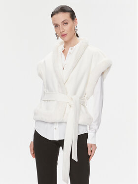 Custommade Custommade Жилетка за костюм Filicia 999527813 Екрю Regular Fit