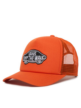 Vans Vans Czapka z daszkiem Classic Patch Curved Bill Trucker VN00066X Pomarańczowy