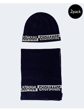 Armani Exchange Armani Exchange Szalik KNITWEAR Niebieski