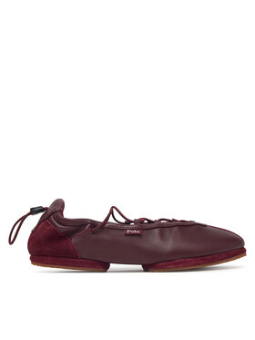 Polo Ralph Lauren Polo Ralph Lauren Balerinke Ballerina Sneaker 804P08221003 Bordo rdeča
