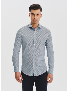 Pako Lorente Pako Lorente Koszula P25WF-1X-023 Niebieski Slim Fit