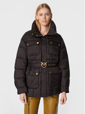 PINKO PINKO Winterjacke Olga 1G18JC A082 Schwarz Relaxed Fit