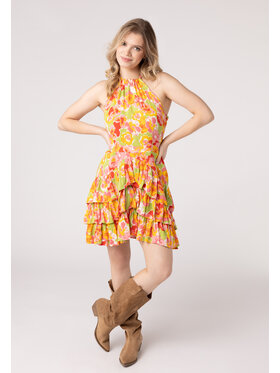 LAURELLA LAURELLA Sukienka letnia Laurella 4UL095916 Kolorowy Regular Fit