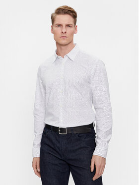 BOSS Boss Cămașă S-Liam-Kent-C1-233 50510014 Alb Regular Fit