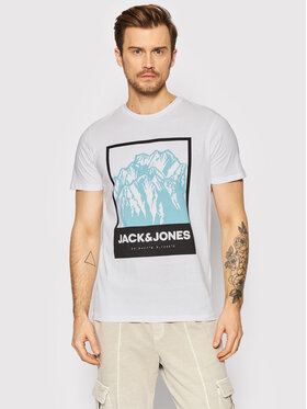 Jack&Jones Jack&Jones Тишърт Booster 12209200 Бял Regular Fit