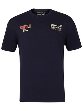 Red Bull Racing Red Bull Racing T-Shirt Sergio Perez Vintage Granatowy Regular Fit