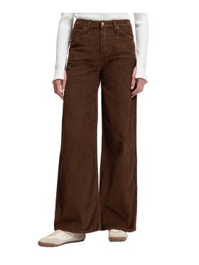Lee Lee Spodnie materiałowe 112385905 Brązowy Relaxed Fit