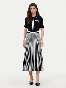 KARL LAGERFELD KARL LAGERFELD Φόρεμα υφασμάτινο A1W13026 Μαύρο Regular Fit