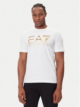 EA7 Emporio Armani EA7 Emporio Armani T-Shirt 7M001189 AF17789 U0002 Biały Regular Fit