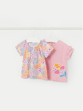 Mayoral Mayoral Set de tricouri﻿ 01008 Roz Regular Fit