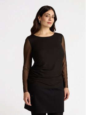 Fiorella Rubino Fiorella Rubino T-shirt G117L008413N033 Nero Regular Fit