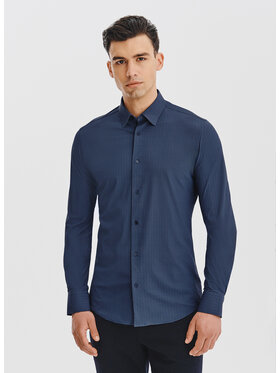 Pako Lorente Pako Lorente Koszula P25WF-1X-049 Granatowy Slim Fit