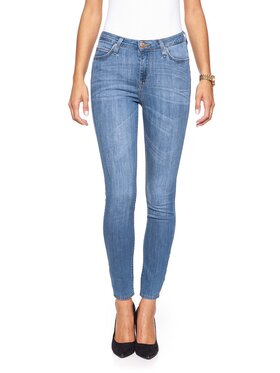 Lee Lee Jeansy SCARLETT Niebieski Skinny Fit
