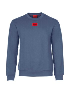 HUGO Hugo Sweter 26056 Błękitny Casual Fit