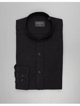 Borgio Borgio Koszula limido_00562 Czarny Slim Fit