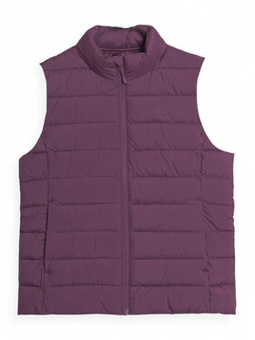 4F 4F Kamizelka BASIC+ Fioletowy Slim Fit