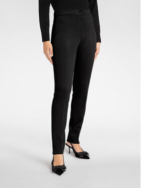Elena Mirò Elena Mirò Pantaloni di tessuto P802P000357N033 Nero Slim Fit