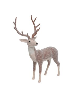 MIAhome MIAhome Figurka jelonek oszroniony 110 cm Beżowy