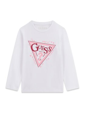 Guess Kids Guess Kids T-Shirt 183028 Biały Classic Fit