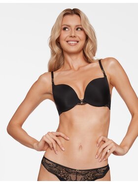 Esotiq Esotiq Biustonosz push-up 39974 Czarny