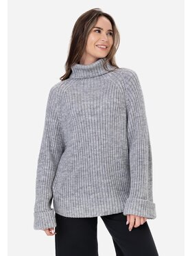LAURELLA LAURELLA Sweter Laurella 6TU021201 Szary Regular Fit
