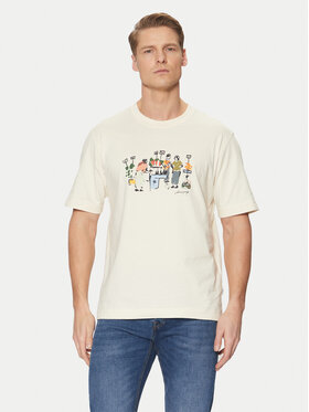 Jack&Jones Jack&Jones Футболка Machester 12273549 Écru Relaxed Fit