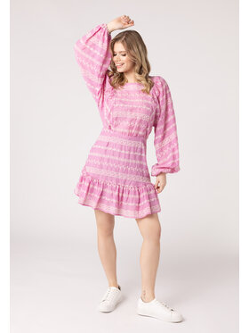 LAURELLA LAURELLA Sukienka letnia Laurella 4UL068640 Koralowy Regular Fit