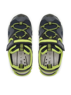 Geox Sandali J Sandal Dynomix Boy J35GHA014MEC0749 S Mornarsko Modra