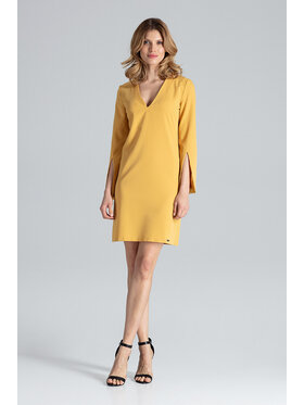 FIGL FIGL Vestito da giorno M550 Giallo Regular Fit