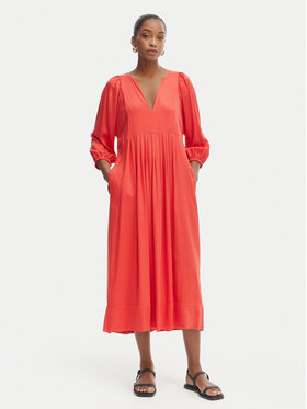 Iconique Iconique Rochie de vară Emma IC26-090 Roșu Relaxed Fit