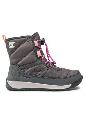 Sorel Sorel Sněhule Youth Whitney II Short Lace WP NY3903 Šedá