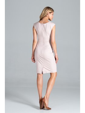 FIGL FIGL Sukienka M834 Różowy Slim Fit