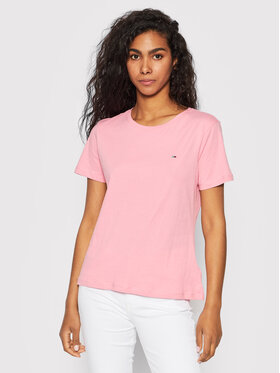 Tommy Jeans Tommy Jeans T-Shirt Tjw Soft Jersey Ροζ Regular Fit
