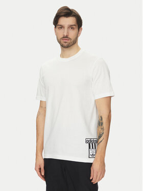 adidas adidas T-krekls Adibreak JD4195 Balts Regular Fit