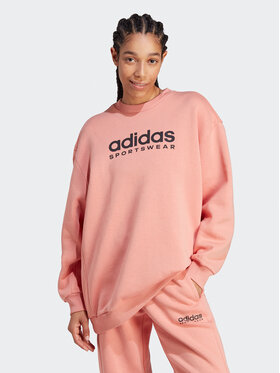 adidas adidas Džemperis ar kapuci ALL SZN Fleece Graphic IL3242 Oranžs Loose Fit