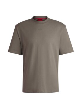 HUGO HUGO T-Shirt Dapolino 50488330 Hnědá Relaxed Fit