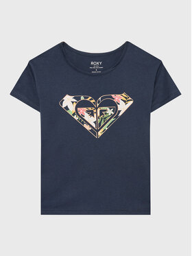 Roxy Roxy T-Shirt Day And Night ERGZT03954 Granatowy Regular Fit